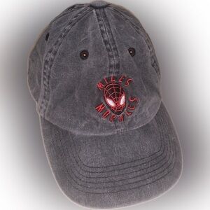Marvel Spider-Man Miles Morales Gray Snap Back Adustable Ball Cap